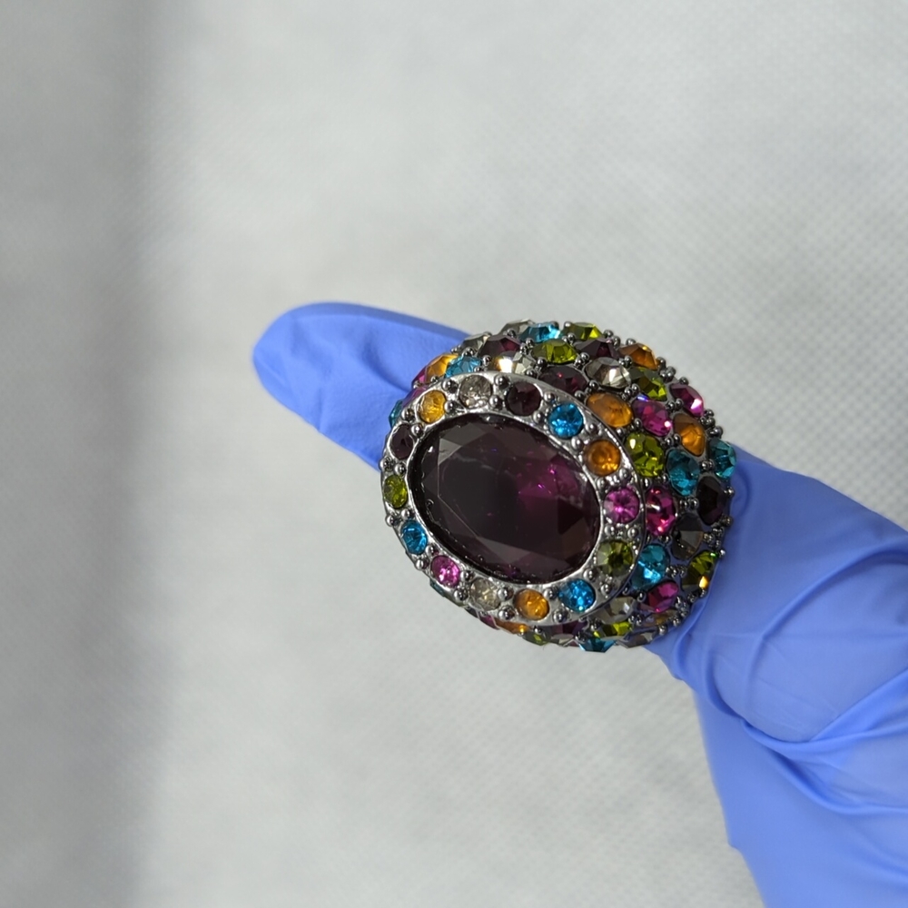 Purple & Multi Color Ring